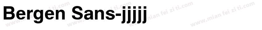 Bergen Sans字体转换